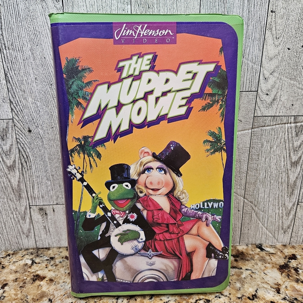 The Muppet Movie VHS w/Clamshell Case Classic Family Movie Jim Henson